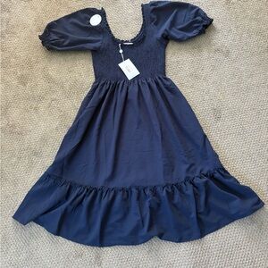 Hill House Louisa Nap Dress - Navy